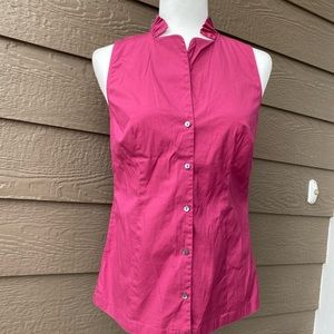 Ann Taylor Pink Button Down Shirt